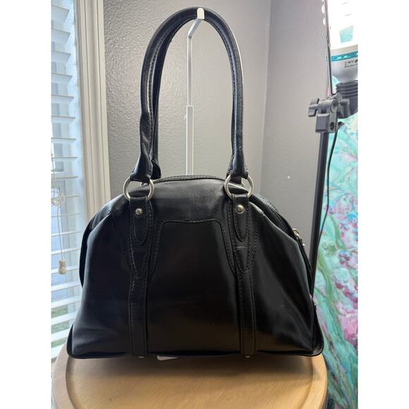 Michael Kors Vintage top handle satchel patent leather GUC - Picture 2 of 14